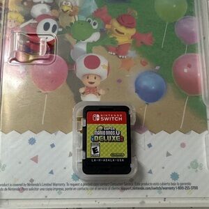 Nintendo Switch Super Mario Bros U Deluxe Game Card